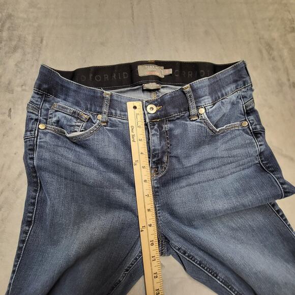 Torrid Jeans Womens 14R Blue Bombshell Skinny Stretch Denim High Rise Wash - Picture 7 of 10